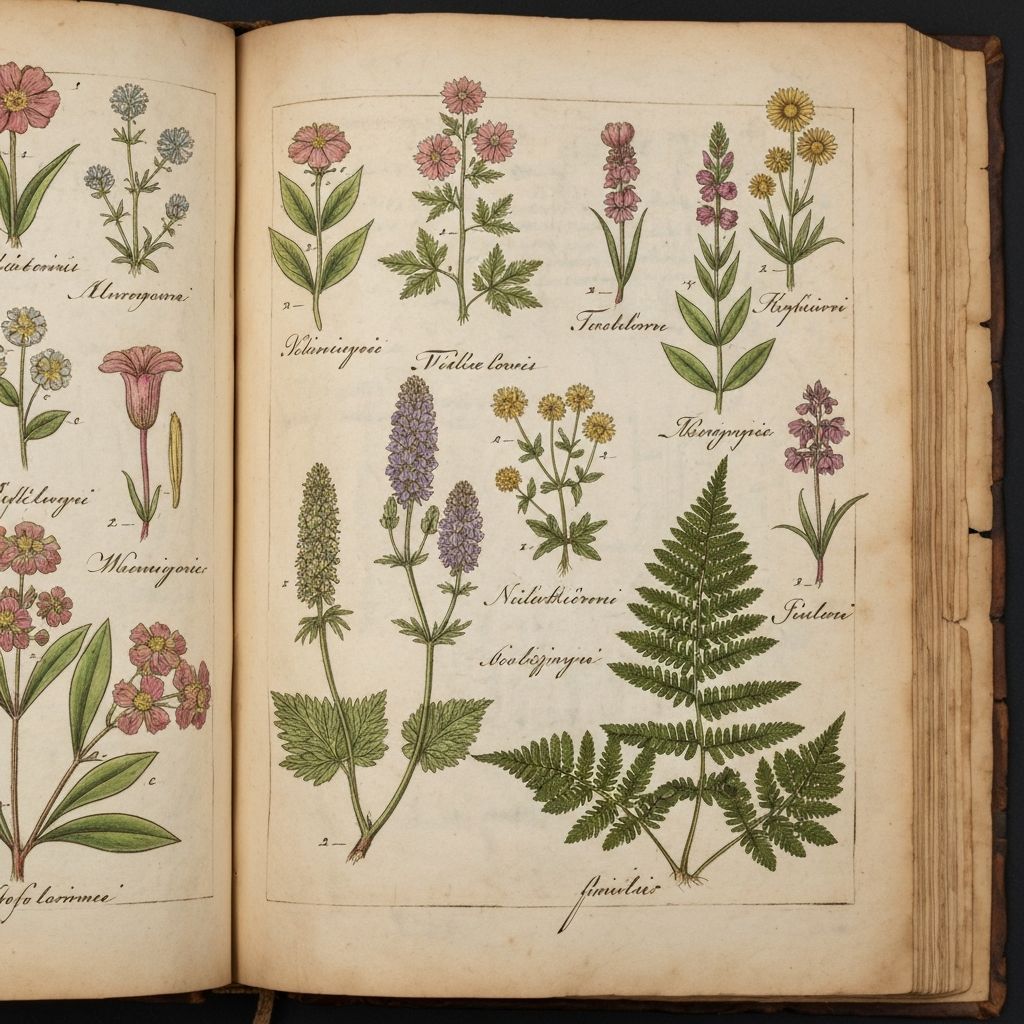 Manuskrip kuno tentang botani